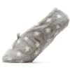 Foxbury Slippers | Mini Star Sherpa Lined Slippers - Grey
