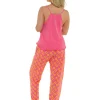 Foxbury Pyjamas | Pink Flower Long Pyjamas