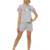Foxbury Pyjamas | Rainbow Amour Short Pyjamas
