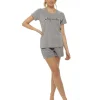 Foxbury Pyjamas | Scripted Bee Short Pyjamas & Matching Scrunchie