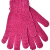 Foxbury Gloves | Thermal Lined Chenille Gloves - Berry