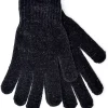 Foxbury Gloves | Thermal Lined Chenille Gloves - Black