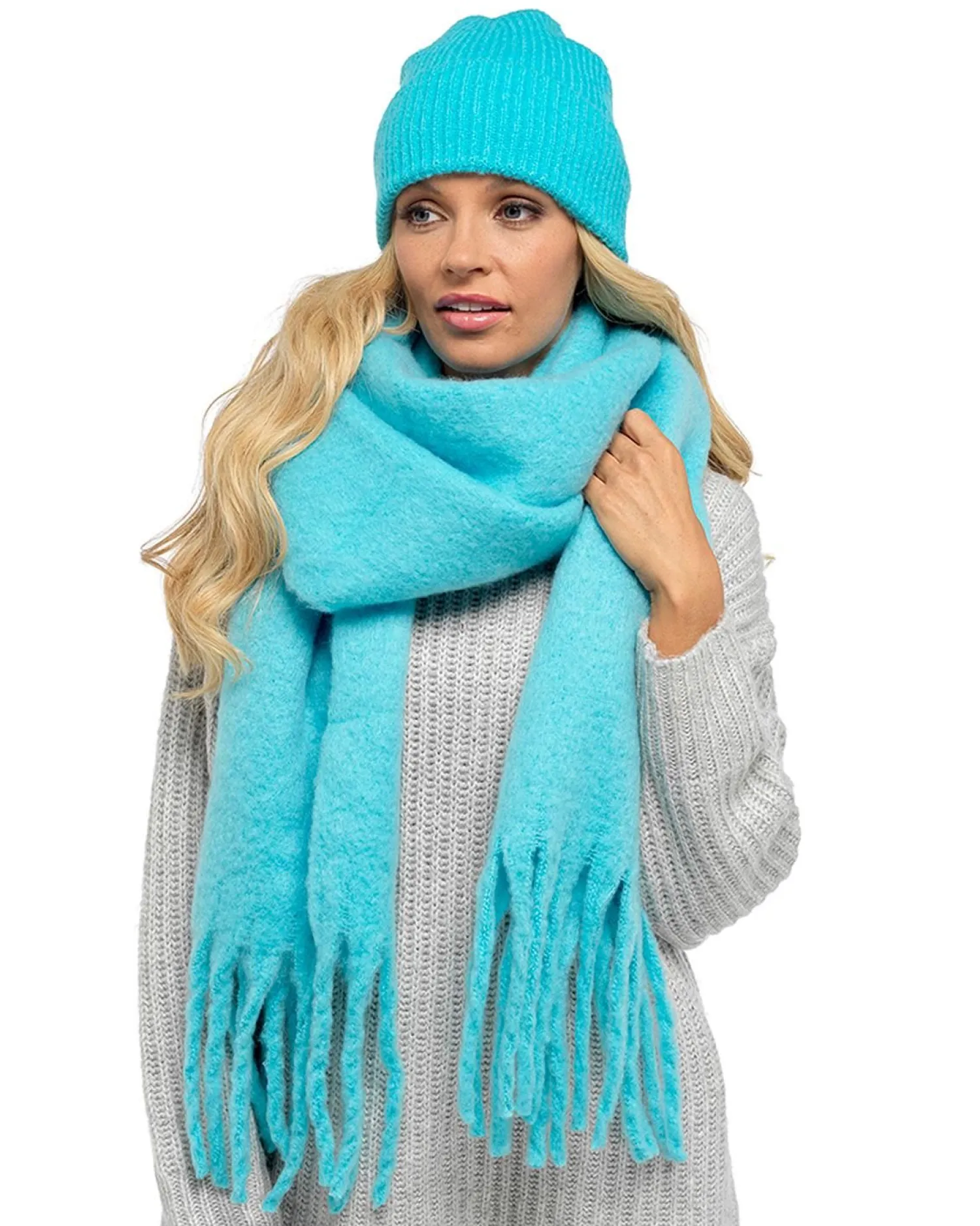 foxbury_womens_ribbed_tur_0-1.webp Foxbury Hats | Womens Ribbed Turn Up Beanie Hat - Blue