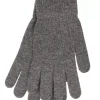 Foxbury Gloves | Womens Wool Mix Magic Gloves - Charcoal