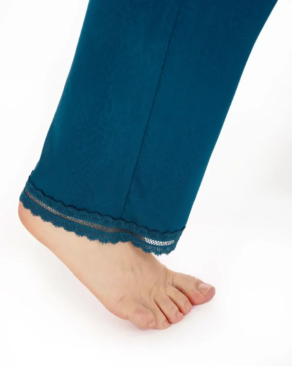 Slenderella Pyjamas | Gaspe By Sleeveless Satin Pyjamas - Teal