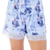 Slenderella Pyjamas | Gaspe By Supersoft Short Pyjamas - Blue