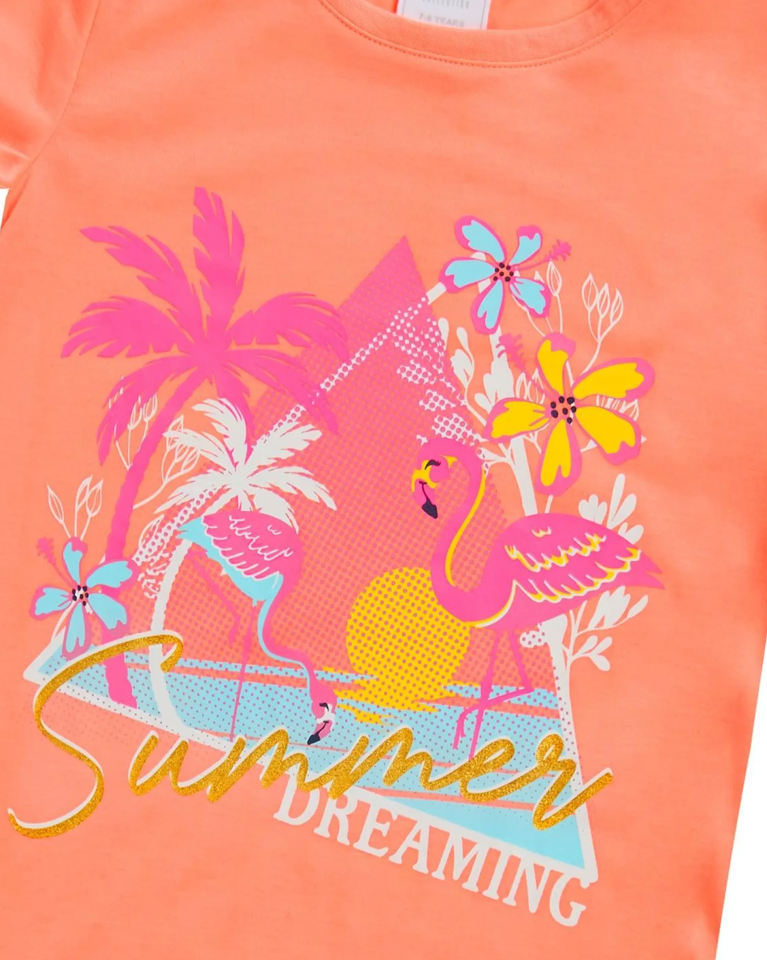 girls_forever_dreaming_ne_0.webp Kids Forever Dreaming Girls Neon Summer Short Sleeve Nightie