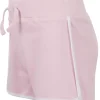 Kids Red Melon Girls Jersey Cotton Shorts - Light Pink