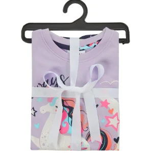 Kids Minikidz Girls Night Time Unicorn Long Pyjamas