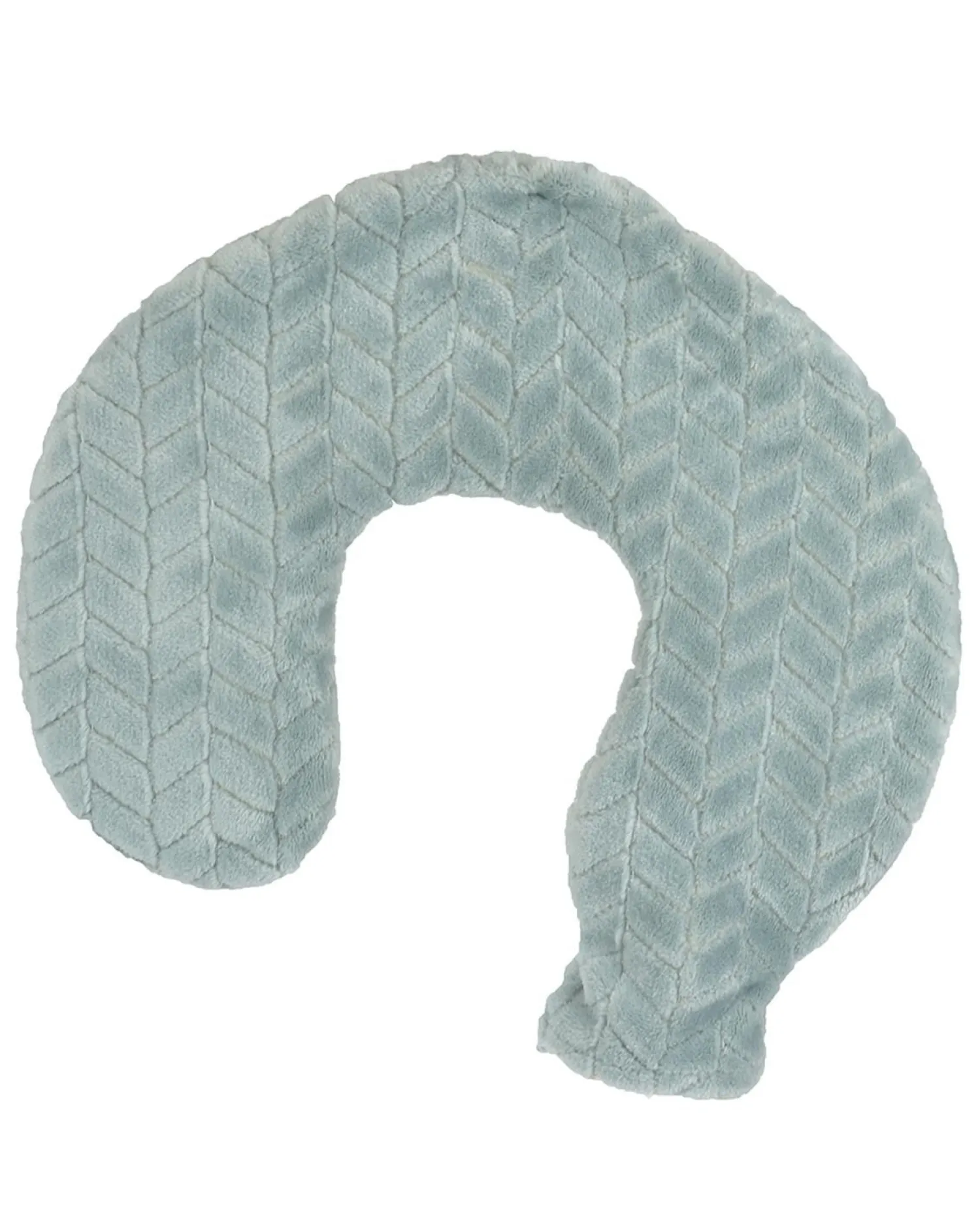grey_chevron_ushaped_neck_0.webp * Grey Chevron U-Shaped Neck Hot Water Bottle