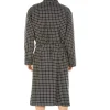 Men Haigman Brushed 100% Cotton Dressing Gown - Navy Check