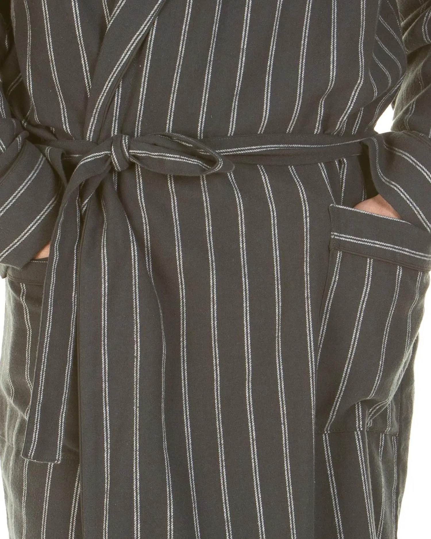 haigman_brushed__cotton_d_3-2.webp Men Haigman Brushed 100% Cotton Dressing Gown - Charcoal Stripe
