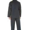 Men Haigman Easy Care Printed Pyjamas - Navy Dots