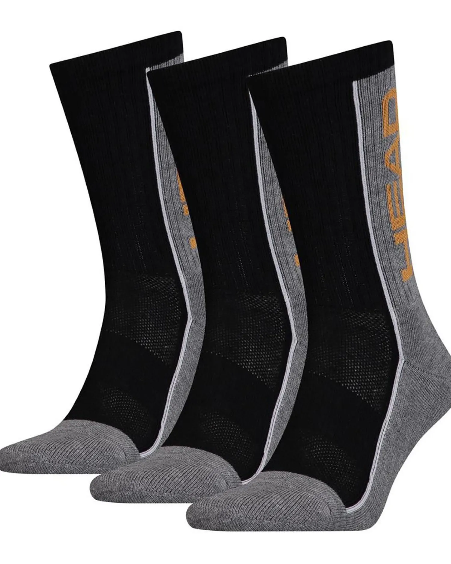 head__pack_performance_cr_0.webp Men HEAD 3 Pack Performance Crew Socks - Grey/Black