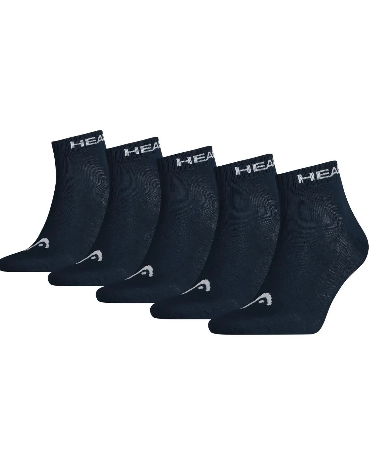 head__pack_quarter_socks__0-1.webp Men HEAD 5 Pack Quarter Socks - Navy