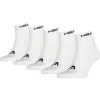 Men HEAD 5 Pack Quarter Socks - White