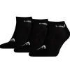 Men HEAD 3 Pack Sneaker Socks - Black