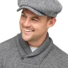 Men HeatGuard Herringbone Baker Boy Flat Cap
