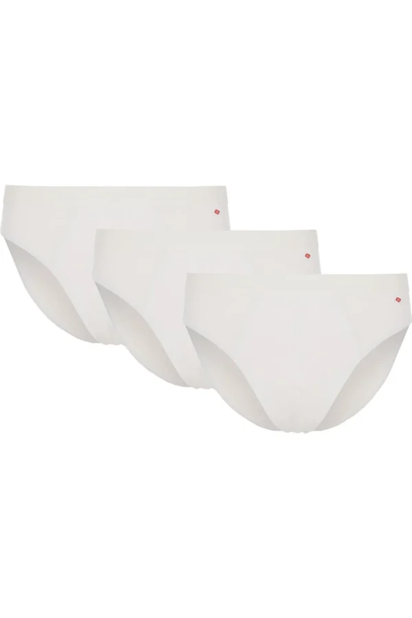 Men HJ Hall 3 Pack Mens Cotton Stretch Slip Briefs - White