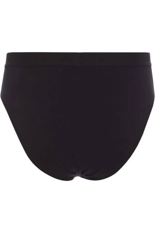 Men HJ Hall 3 Pack Mens Cotton Stretch Slip Briefs - Black