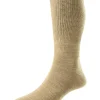 Men HJ Hall Lightweight Diabetic Socks - Mink/Oatmeal