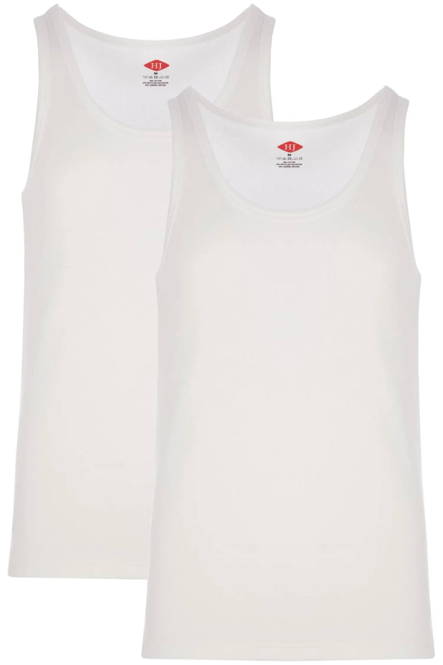 hj_hall_mens__pack_therma_3.webp Men HJ Hall Mens 2 Pack Thermal Vests - White