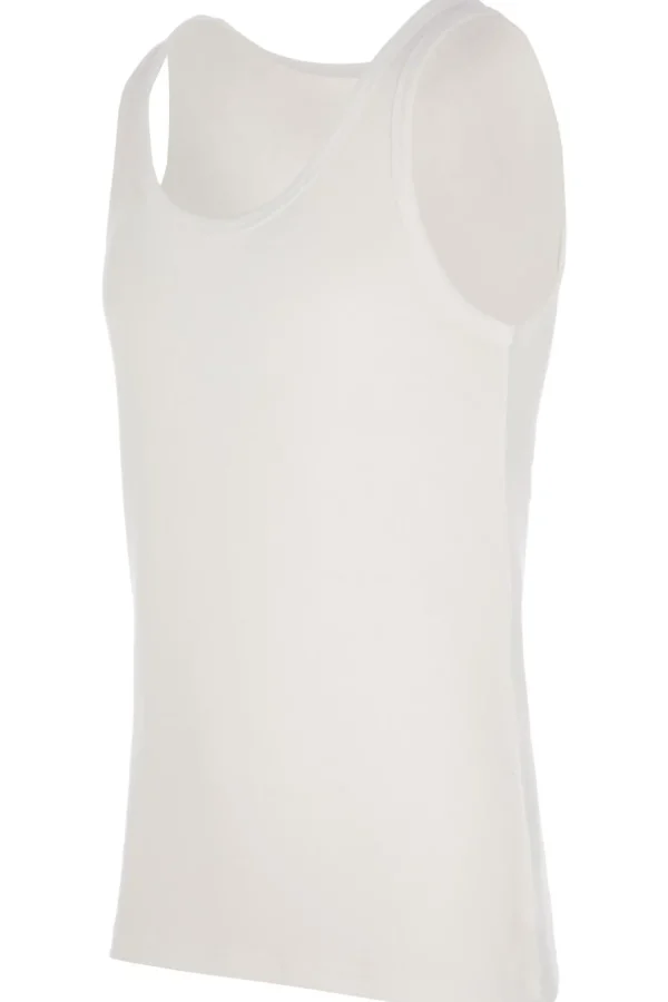 Men HJ Hall Mens 2 Pack Thermal Vests - White