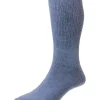 Men HJ Hall Mens Cotton Diabetic Socks - Denim