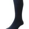 Men HJ Hall Mens Cotton Diabetic Socks - Navy