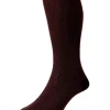 Men HJ Hall Mens Indestructible Textured Socks - Brown