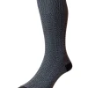 Men HJ Hall Mens Indestructible Textured Socks - Grey