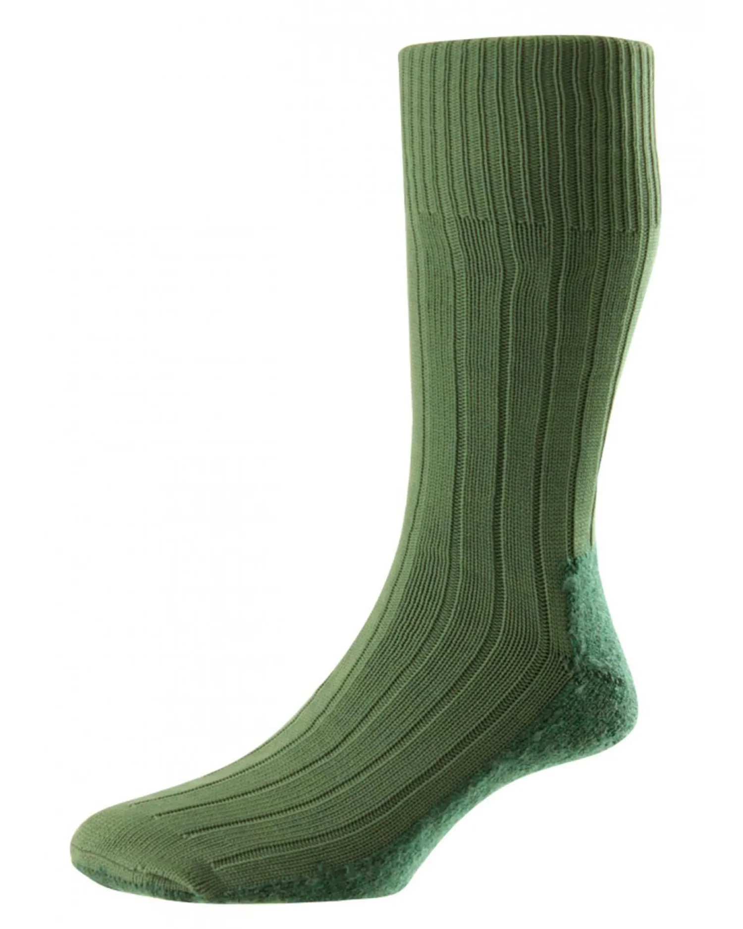 hj_hall_mens_indestructib_1.webp Men HJ Hall Mens Indestructible Cushion Sole Boot Socks - Olive