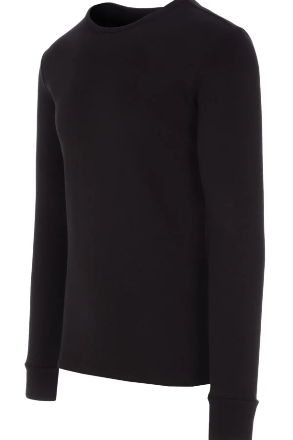 Men HJ Hall Mens Thermal Long Sleeve Top - Black