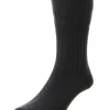 Men HJ Hall Mens Thermal Softop Socks - Navy