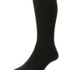 Men HJ Hall Mens Wool Diabetic Socks - Black