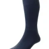 Men HJ Hall Mens Wool Diabetic Socks - Navy