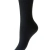HJ Hall Socks | Womens Cotton Diabetic Socks - Navy