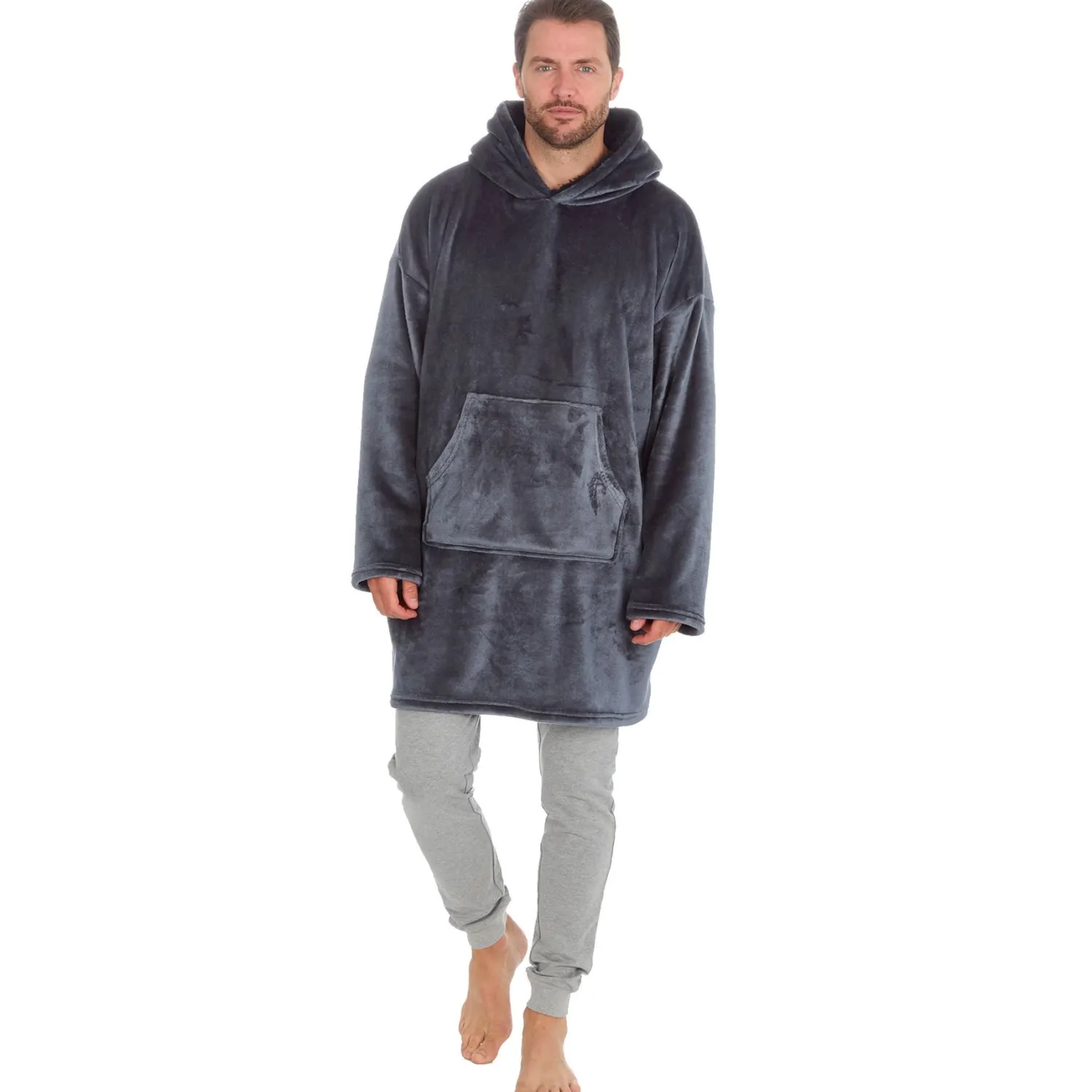 huggable_polished_oversiz_5.webp Men Huggable Polished Oversized Hoodie - Charcoal