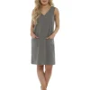 Indigo Roc Dresses | Linen Shift Dress - Khaki