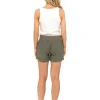 Indigo Roc Shorts & Skirts | Linen Shortie Shorts - Khaki