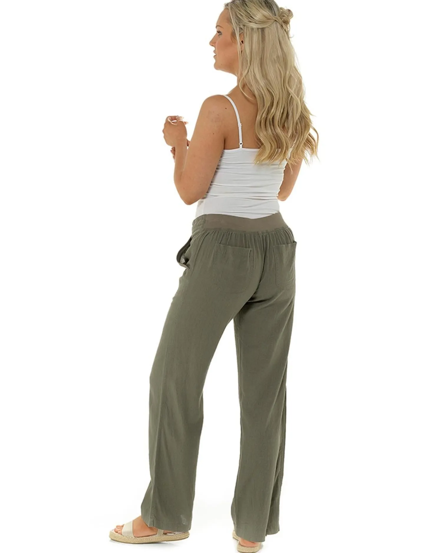 indigo_roc_ribbed_back_li_0-3.webp Indigo Roc Trousers | Ribbed Back Linen Trousers - Khaki