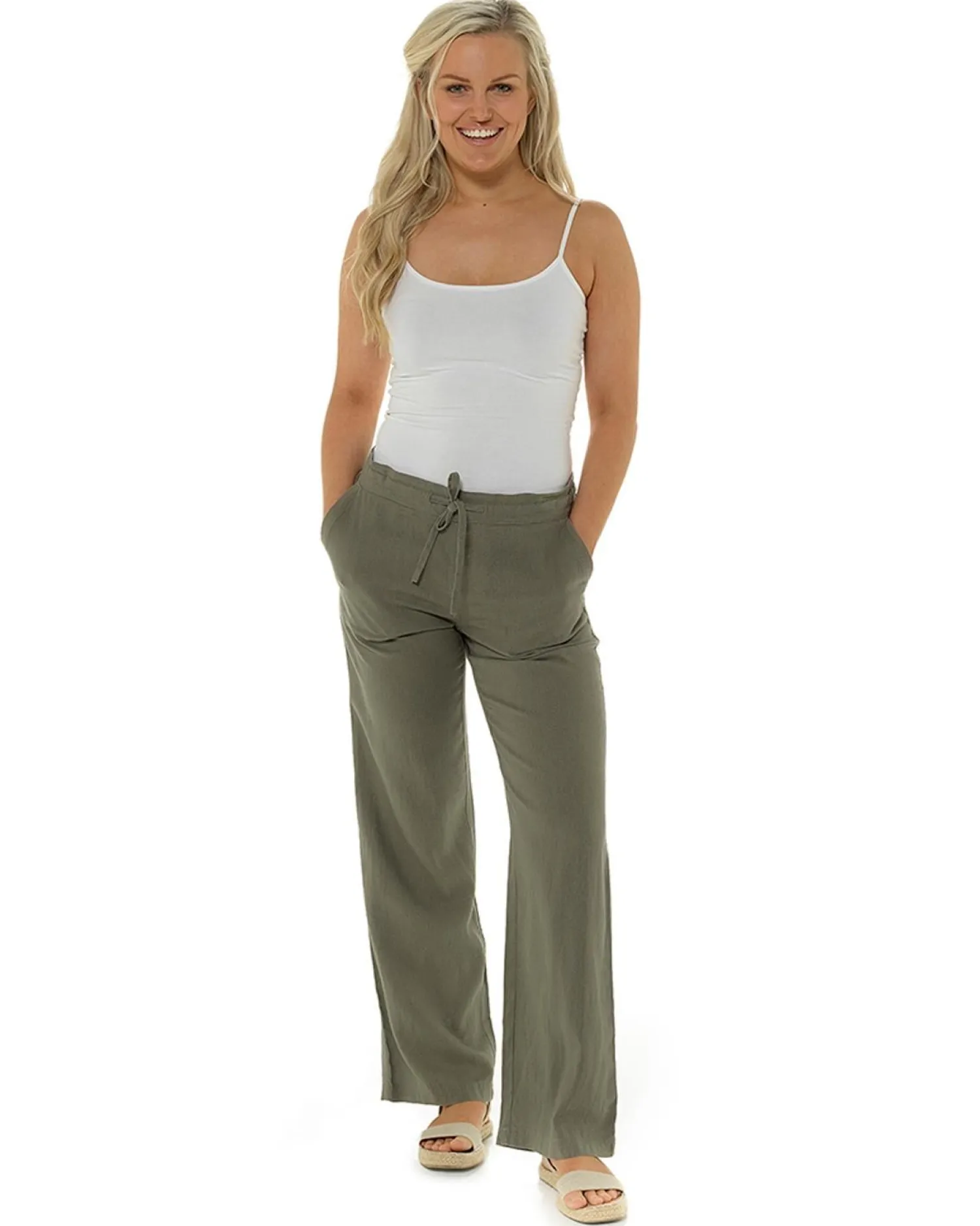indigo_roc_ribbed_back_li_1-3.webp Indigo Roc Trousers | Ribbed Back Linen Trousers - Khaki