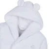 Kids Minikidz Infants Elephant Fleece Robe - White