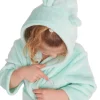Kids Minikidz Infants Elephant Fleece Robe - Mint