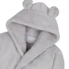 Kids Minikidz Infants Elephant Fleece Robe - Grey