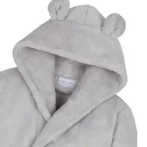 Kids Minikidz Infants Elephant Fleece Robe - Grey