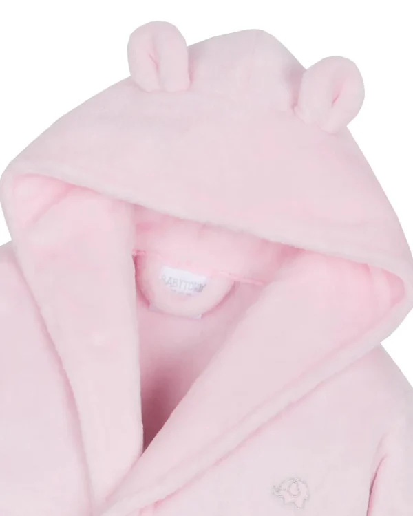 Kids Minikidz Infants Elephant Fleece Robe - Pink