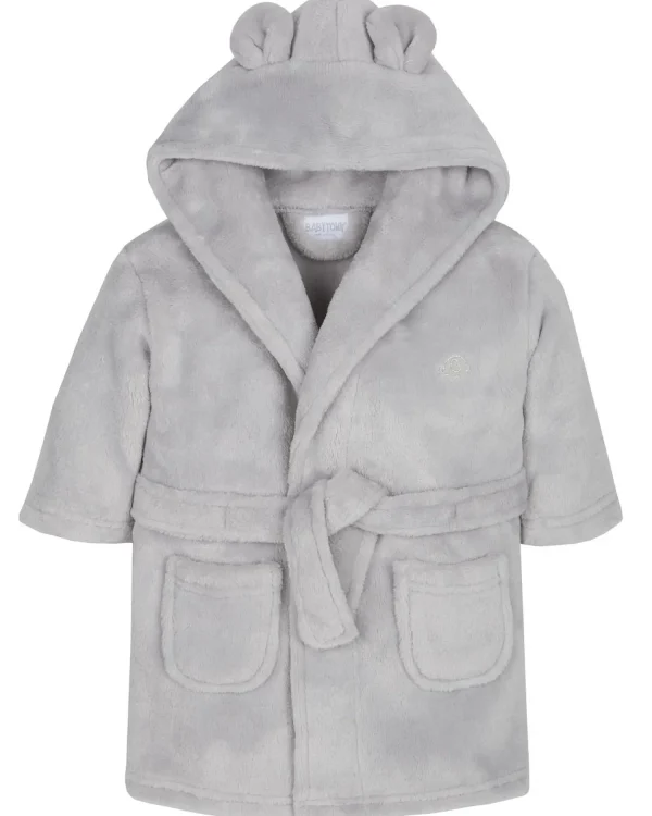 Kids Minikidz Infants Elephant Fleece Robe - Grey