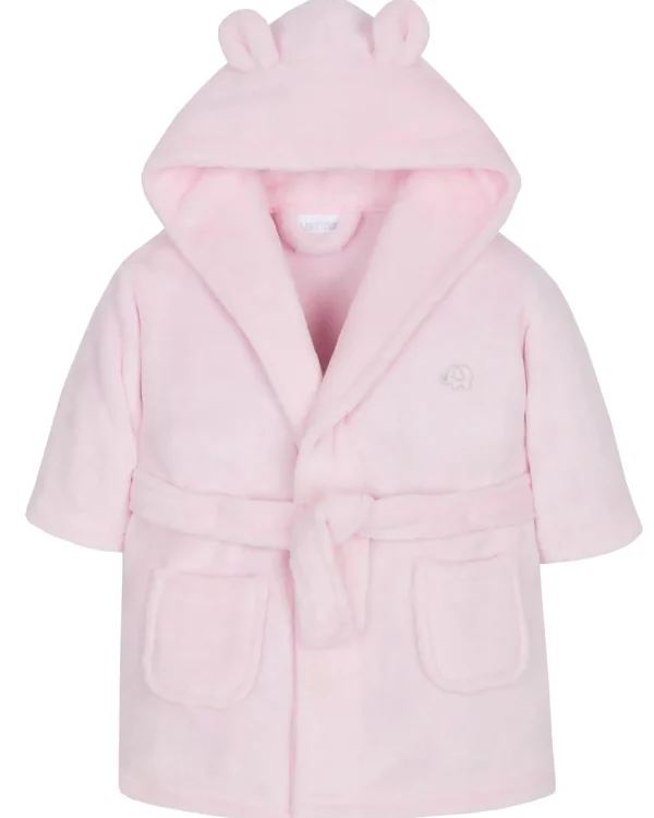 Kids Minikidz Infants Elephant Fleece Robe - Pink