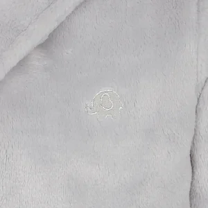 Kids Minikidz Infants Elephant Fleece Robe - Grey